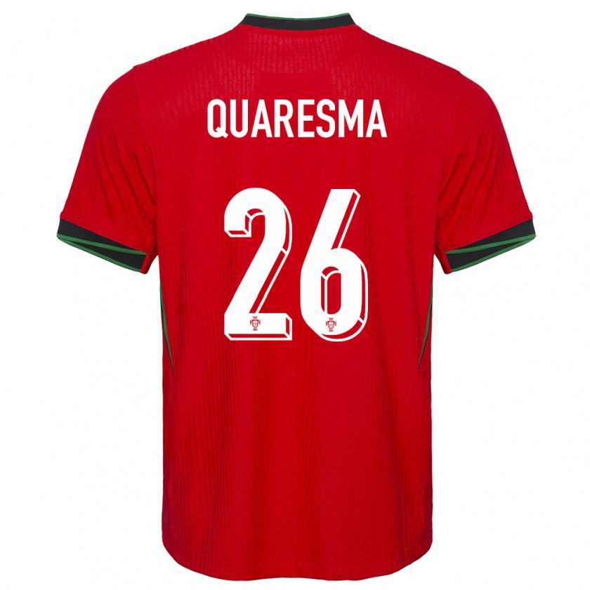 Kandiny Kinder Portugal Eduardo Quaresma #26 Rot Heimtrikot Trikot 24-26 T-Shirt Österreich