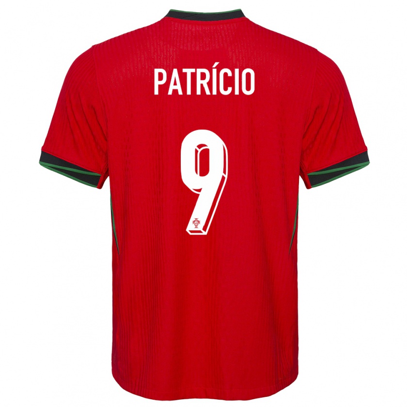 Kandiny Kinder Portugal Nuno Patricio #9 Rot Heimtrikot Trikot 24-26 T-Shirt Österreich