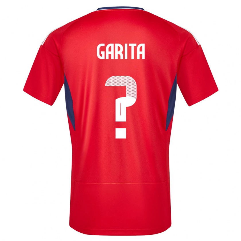 Kandiny Bambino Maglia Costa Rica Emmanuel Garita #0 Rosso Kit Gara Home 24-26 Maglietta