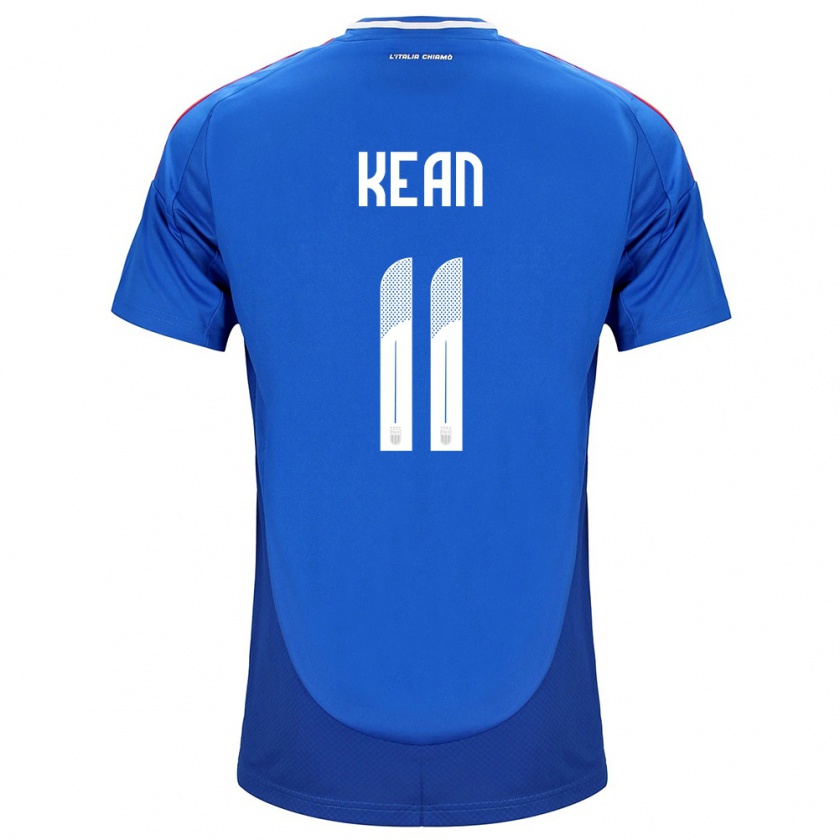 Kandiny Niño Camiseta Italia Moise Kean #11 Azul 1ª Equipación 24-26 La Camisa