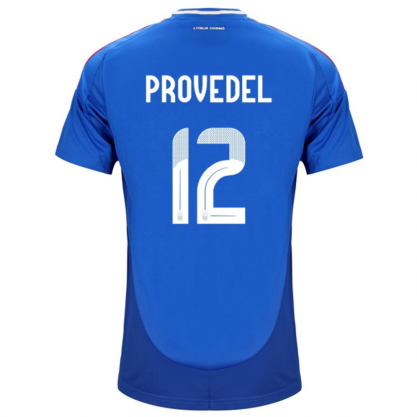 Kandiny Kinderen Italië Ivan Provedel #12 Blauw Thuisshirt Thuistenue 24-26 T-Shirt België