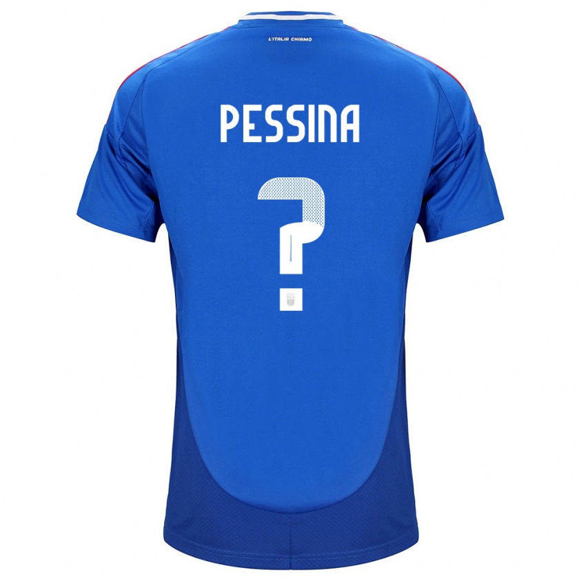 KandinyキッズイタリアMassimo Pessina#0青ホームシャツ24-26ジャージーユニフォーム