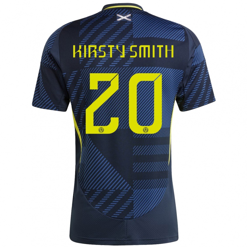 Kandiny Bambino Maglia Scotland Kirsty Smith #20 Blu Scuro Kit Gara Home 24-26 Maglietta