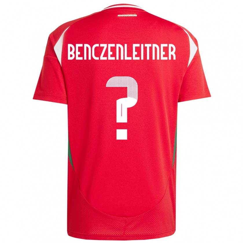 Kandinyキッズハンガリーbarna Benczenleitner#0赤ホームシャツ24-26ジャージーユニフォーム