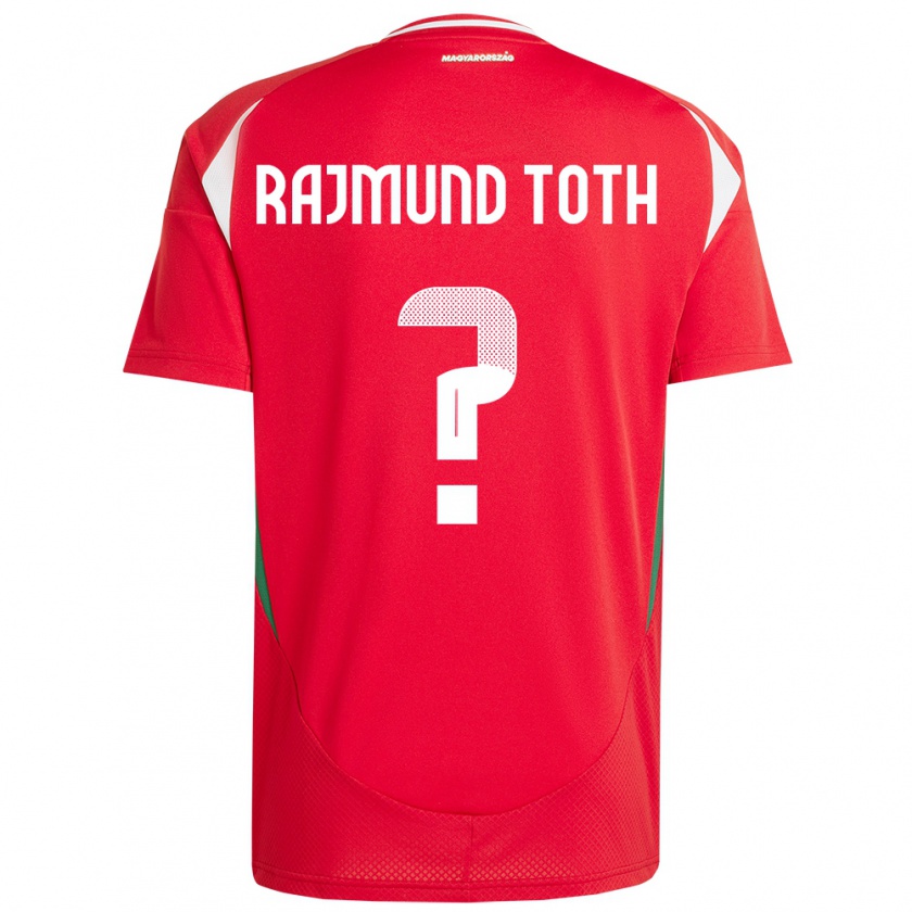 Kandiny Kinderen Hongarije Rajmund Tóth #0 Rood Thuisshirt Thuistenue 24-26 T-Shirt