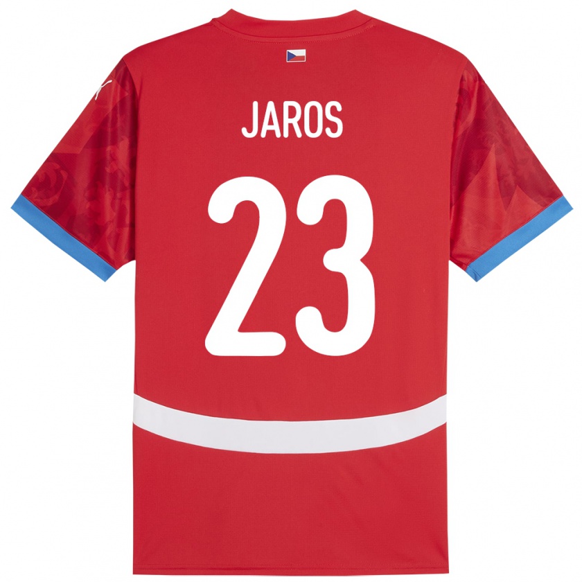 Kandiny Kinderen Tsjechië Vitezslav Jaros #23 Rood Thuisshirt Thuistenue 24-26 T-Shirt België