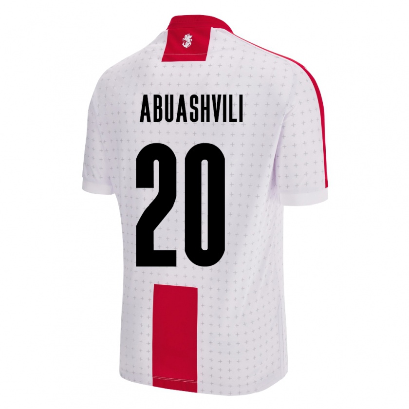 Kandiny Bambino Maglia Georgia Giorgi Abuashvili #20 Bianco Kit Gara Home 24-26 Maglietta