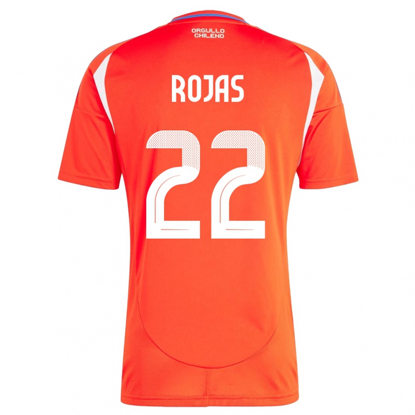 Kandiny Kinderen Chili Jeyson Rojas #22 Rood Thuisshirt Thuistenue 24-26 T-Shirt