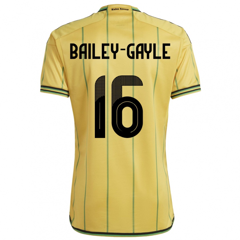 Kandiny Kinderen Jamaica Paige Bailey-Gayle #16 Geel Thuisshirt Thuistenue 24-26 T-Shirt