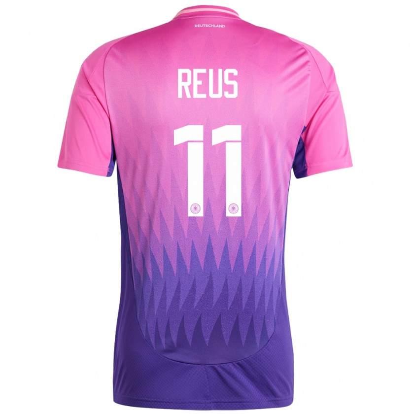 Kandiny Kinderen Duitsland Marco Reus #11 Roze Paars Uitshirt Uittenue 24-26 T-Shirt