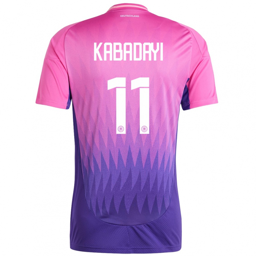 Kandiny Niño Camiseta Alemania Yusuf Kabadayi #11 Rosado Morado 2ª Equipación 24-26 La Camisa