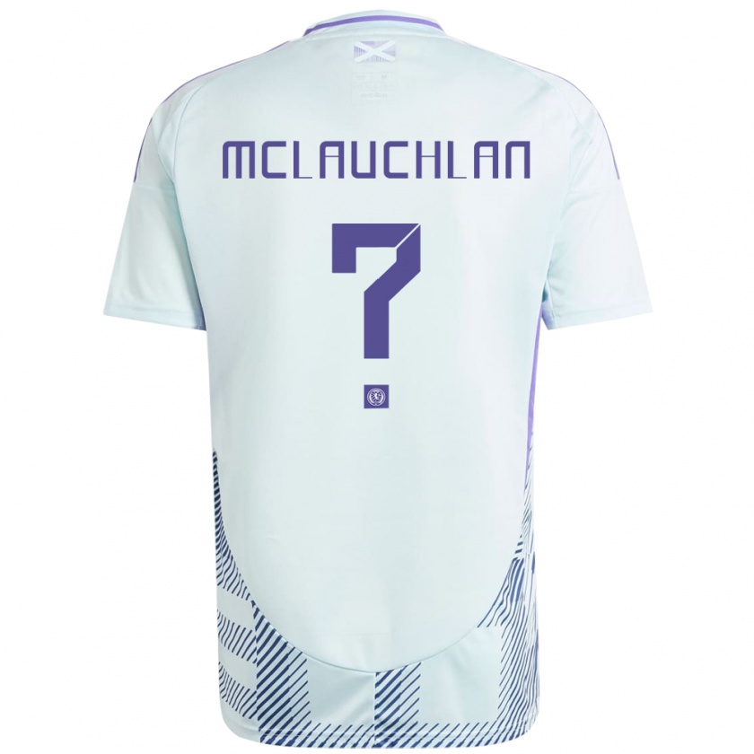 Kandiny Niño Camiseta Escocia Rachel Mclauchlan #0 Azul Menta Claro 2ª Equipación 24-26 La Camisa México