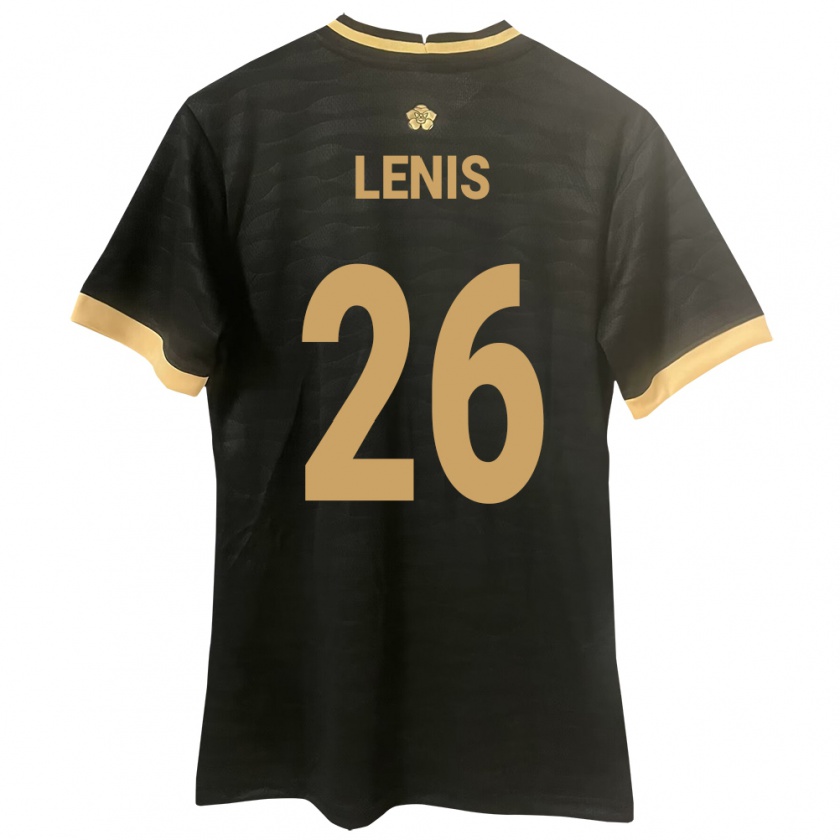 Kandiny Bambino Maglia Panamá Kahiser Lenis #26 Nero Kit Gara Away 24-26 Maglietta