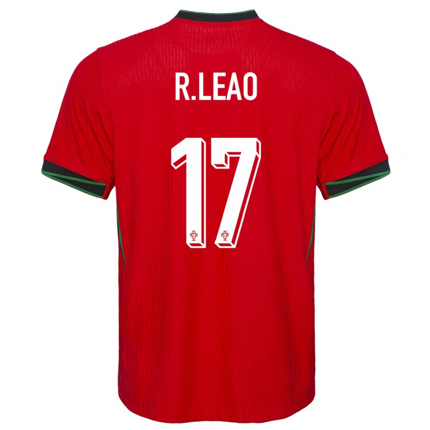 Kandiny Herren Portugal Rafael Leao #17 Rot Heimtrikot Trikot 24-26 T-Shirt Österreich