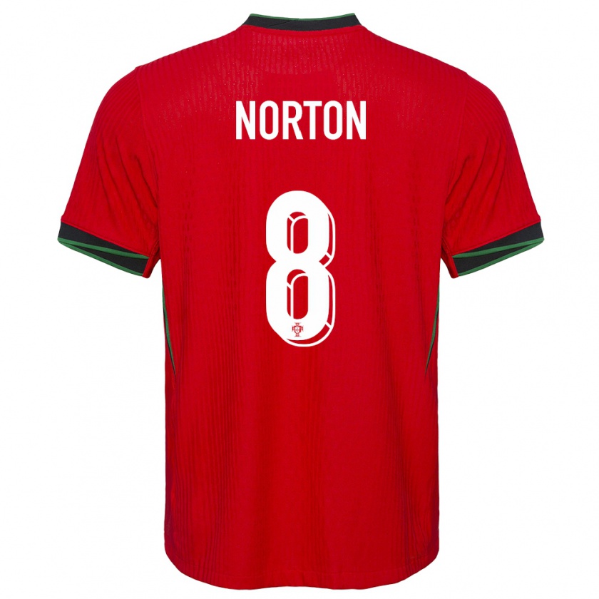 Kandiny Herren Portugal Andreia Norton #8 Rot Heimtrikot Trikot 24-26 T-Shirt Österreich