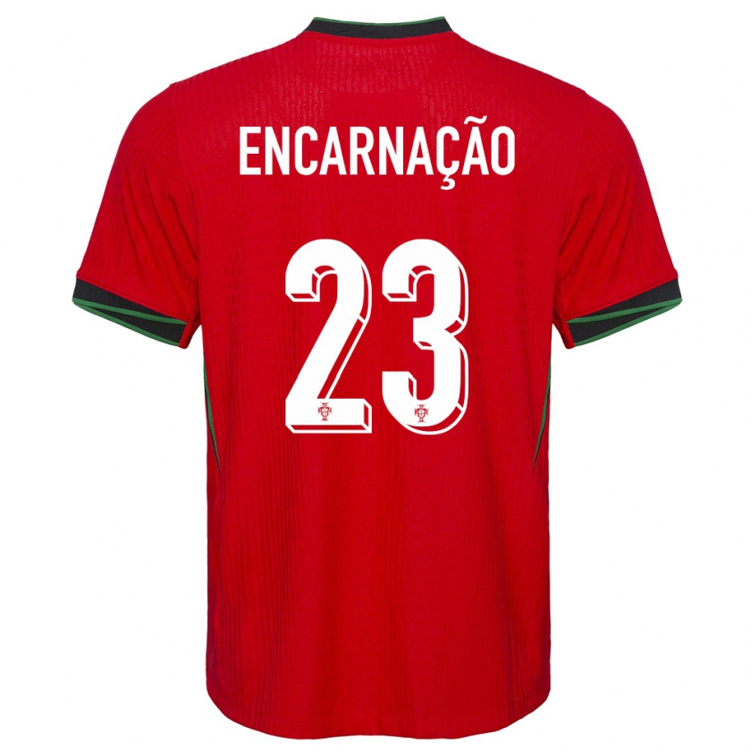 Kandiny Heren Portugal Telma Encarnacao #23 Rood Thuisshirt Thuistenue 24-26 T-Shirt