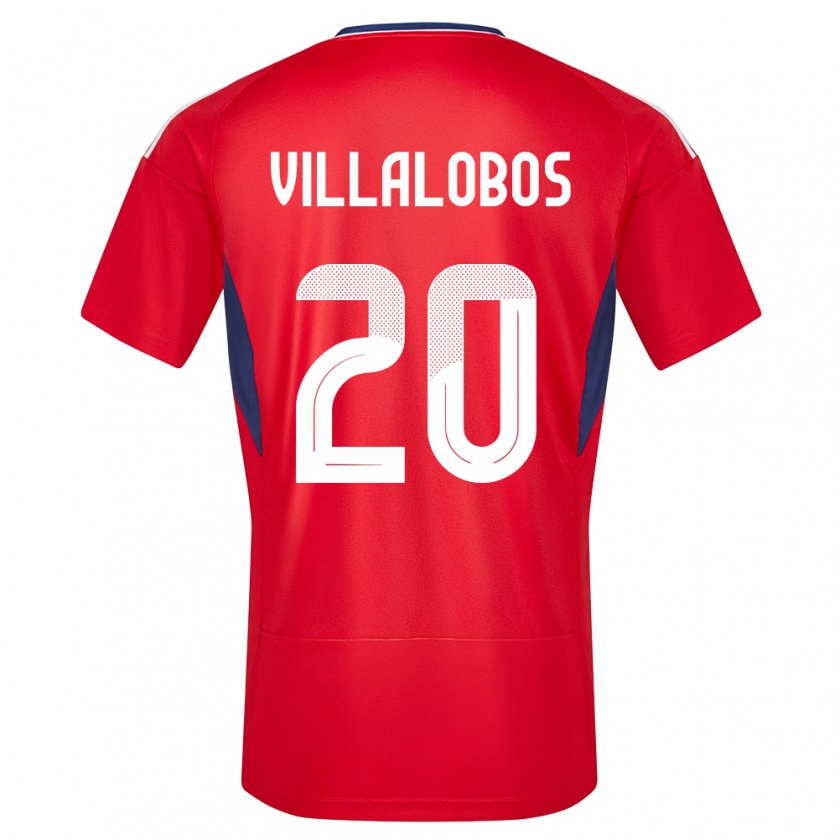 Kandiny Herren Costa Rica Fabiola Villalobos #20 Rot Heimtrikot Trikot 24-26 T-Shirt Österreich