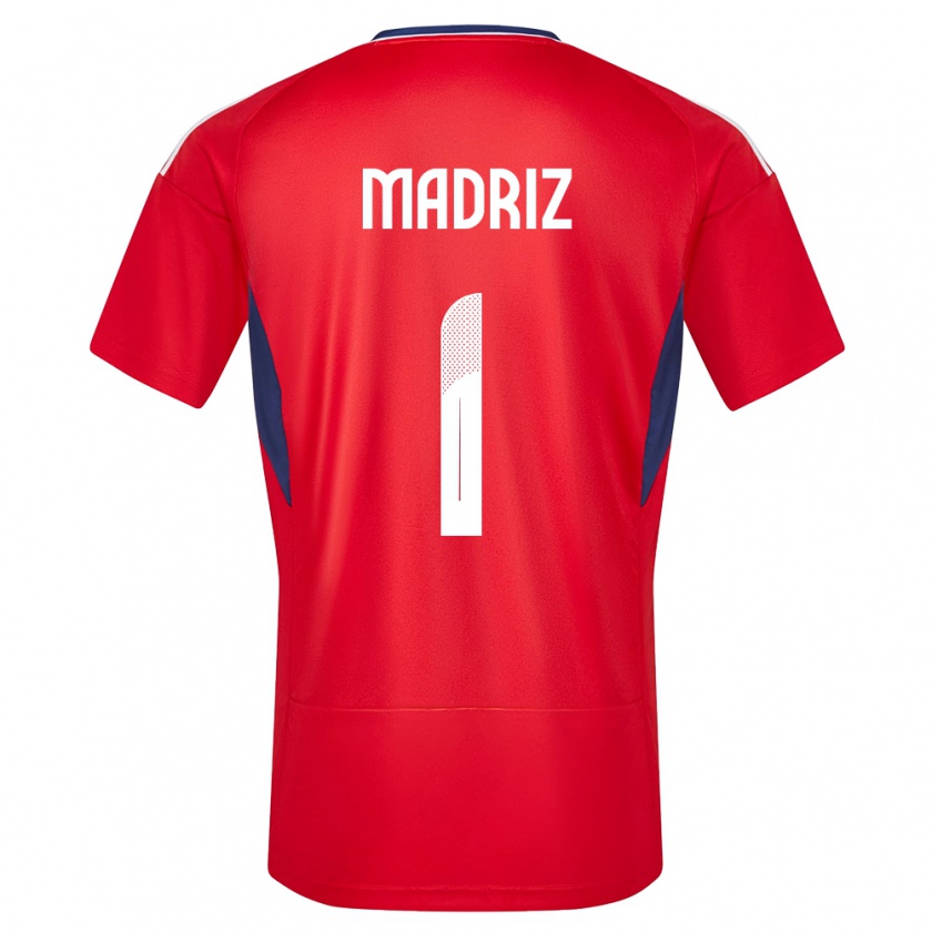 Kandiny Hombre Camiseta Costa Rica Abraham Madriz #1 Rojo 1ª Equipación 24-26 La Camisa