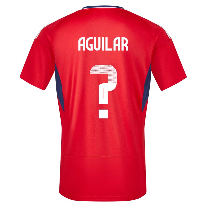 Kandiny Heren Costa Rica Deylan Aguilar #0 Rood Thuisshirt Thuistenue 24-26 T-Shirt België