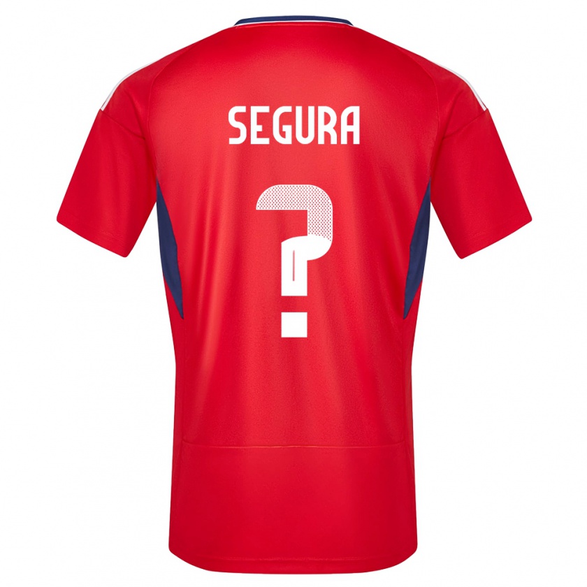 Kandiny Heren Costa Rica Oscar Segura #0 Rood Thuisshirt Thuistenue 24-26 T-Shirt België