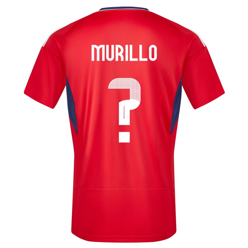 Kandiny Herren Costa Rica Isaac Murillo #0 Rot Heimtrikot Trikot 24-26 T-Shirt Österreich