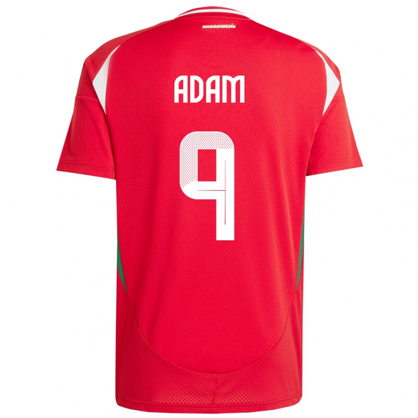 Kandiny Heren Hongarije Martin Ádám #9 Rood Thuisshirt Thuistenue 24-26 T-Shirt België