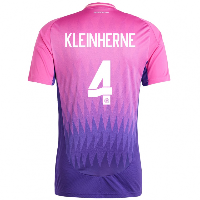 Kandiny Heren Duitsland Sophia Kleinherne #4 Roze Paars Uitshirt Uittenue 24-26 T-Shirt België