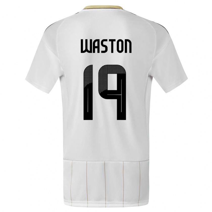 Kandiny Herren Costa Rica Kendall Waston #19 Weiß Auswärtstrikot Trikot 24-26 T-Shirt Österreich