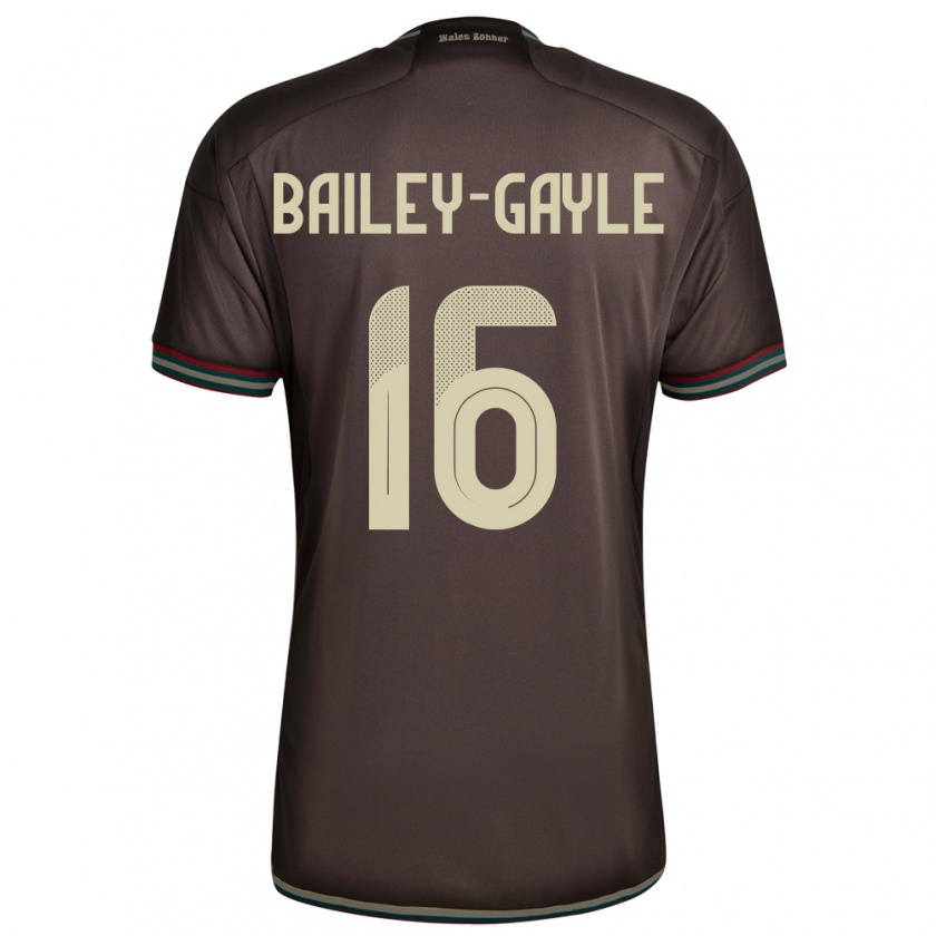 Kandiny Heren Jamaica Paige Bailey-Gayle #16 Nachtbruin Uitshirt Uittenue 24-26 T-Shirt