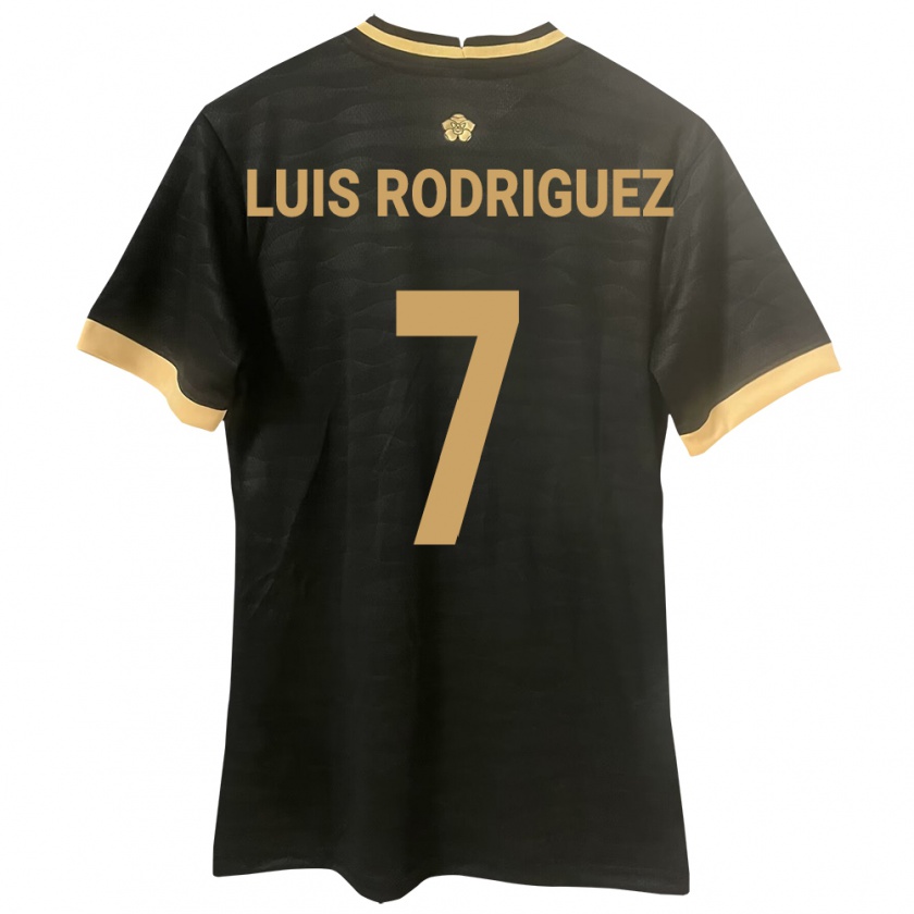 Kandiny Heren Panama José Luis Rodríguez #7 Zwart Uitshirt Uittenue 24-26 T-Shirt België