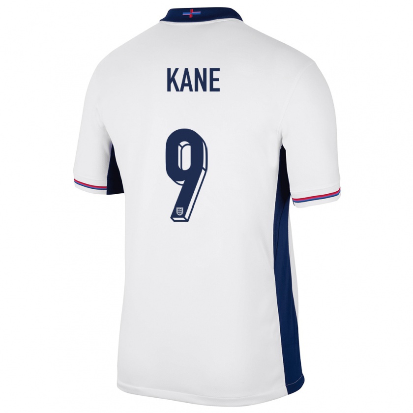 Kandiny Damen England Harry Kane #9 Weiß Heimtrikot Trikot 24-26 T-Shirt Österreich