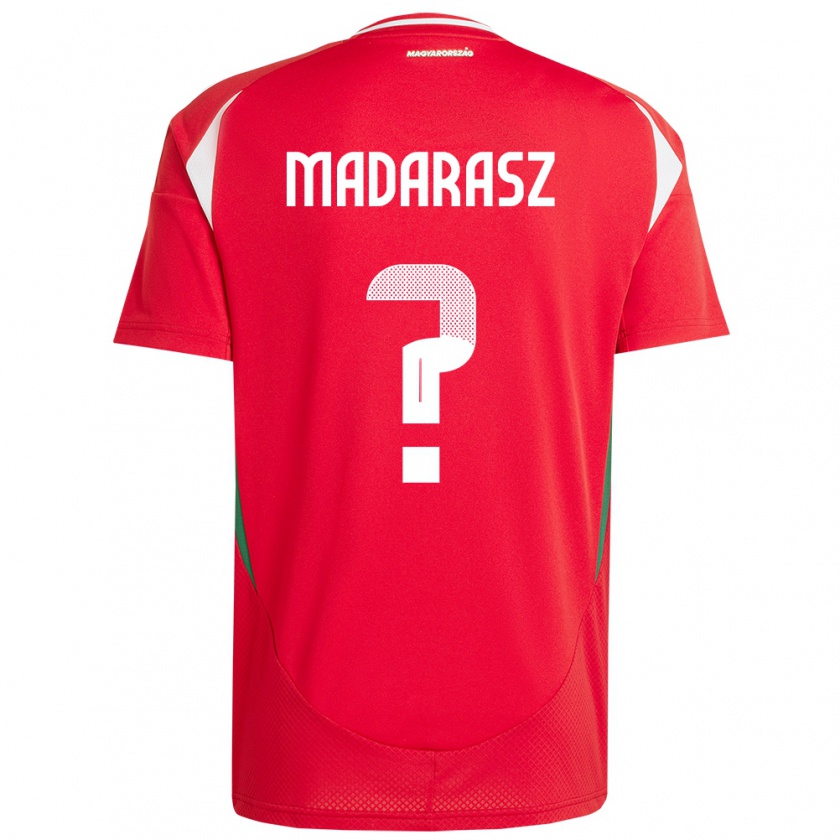 Kandiny Mujer Camiseta Hungría Ádám Madarász #0 Rojo 1ª Equipación 24-26 La Camisa México