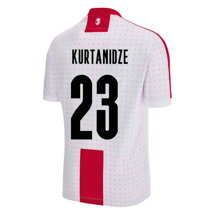 Kandiny Mujer Camiseta Georgia Revaz Kurtanidze #23 Blanco 1ª Equipación 24-26 La Camisa