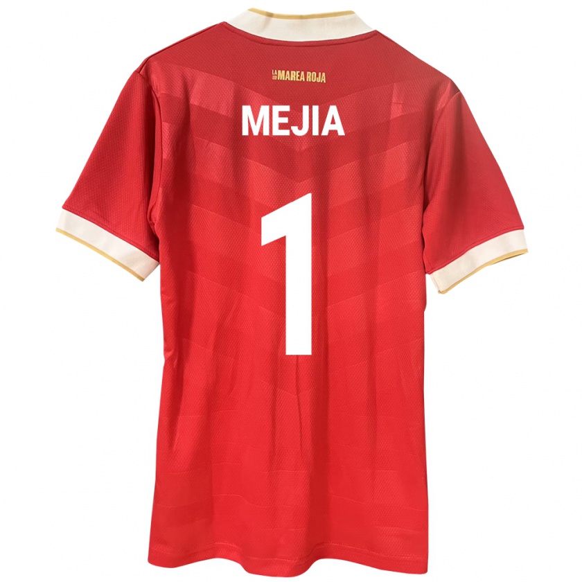 Kandiny Dames Panama Luis Mejía #1 Rood Thuisshirt Thuistenue 24-26 T-Shirt