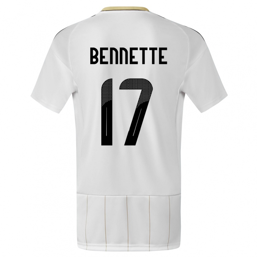 Kandiny Dames Costa Rica Jewison Bennette #17 Wit Uitshirt Uittenue 24-26 T-Shirt België