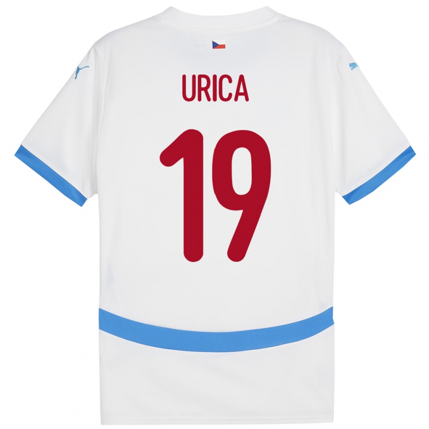 Kandiny Donna Maglia Cechia Filip Urica #19 Bianco Kit Gara Away 24-26 Maglietta