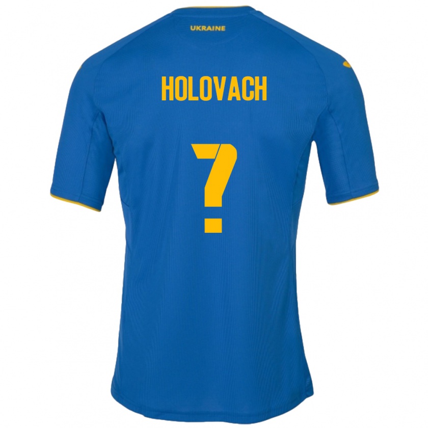 Kandiny Damen Ukraine Viktoriya Holovach #0 Blau Auswärtstrikot Trikot 24-26 T-Shirt Österreich