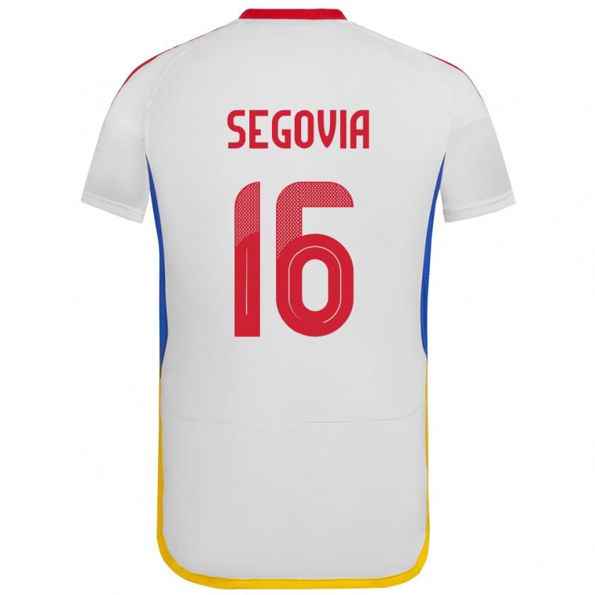 Kandiny Donna Maglia Venezuela Telasco Segovia #16 Bianco Kit Gara Away 24-26 Maglietta