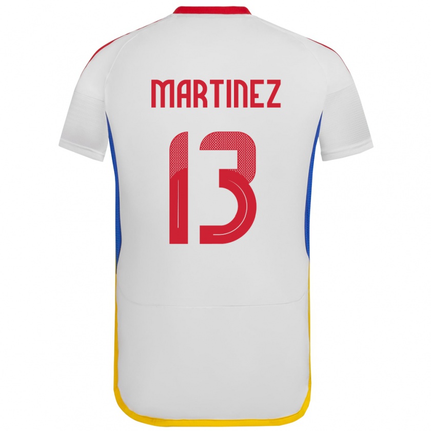 Kandiny Dames Venezuela José Martínez #13 Wit Uitshirt Uittenue 24-26 T-Shirt