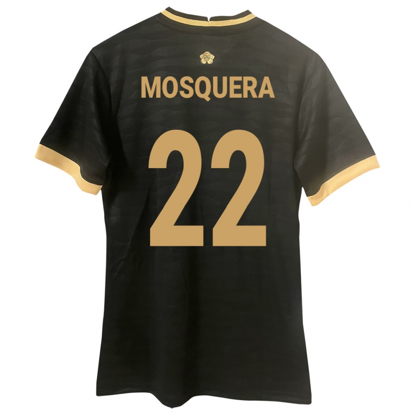 Kandiny Damen Panama Orlando Mosquera #22 Schwarz Auswärtstrikot Trikot 24-26 T-Shirt Österreich