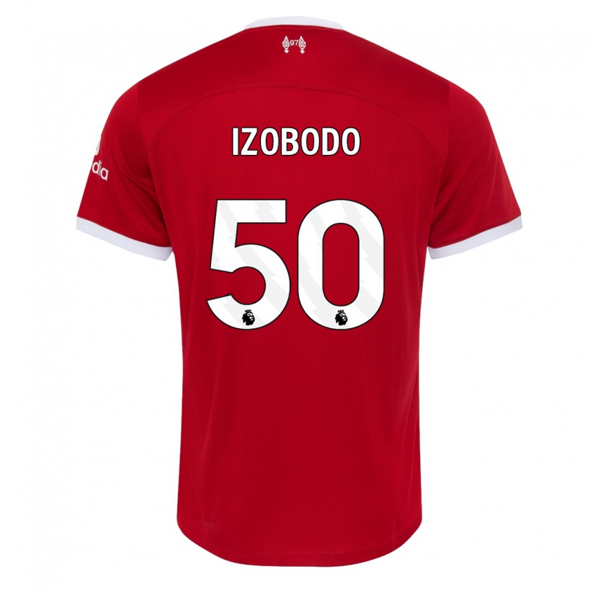 Kandiny Kinder Elijah Izobodo John #50 Rot Heimtrikot Trikot 2023/24 T-Shirt Österreich