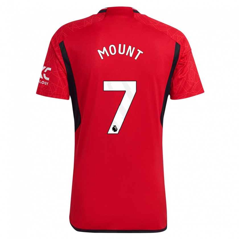 Kandiny Niño Camiseta Mason Mount #7 Rojo 1ª Equipación 2023/24 La Camisa