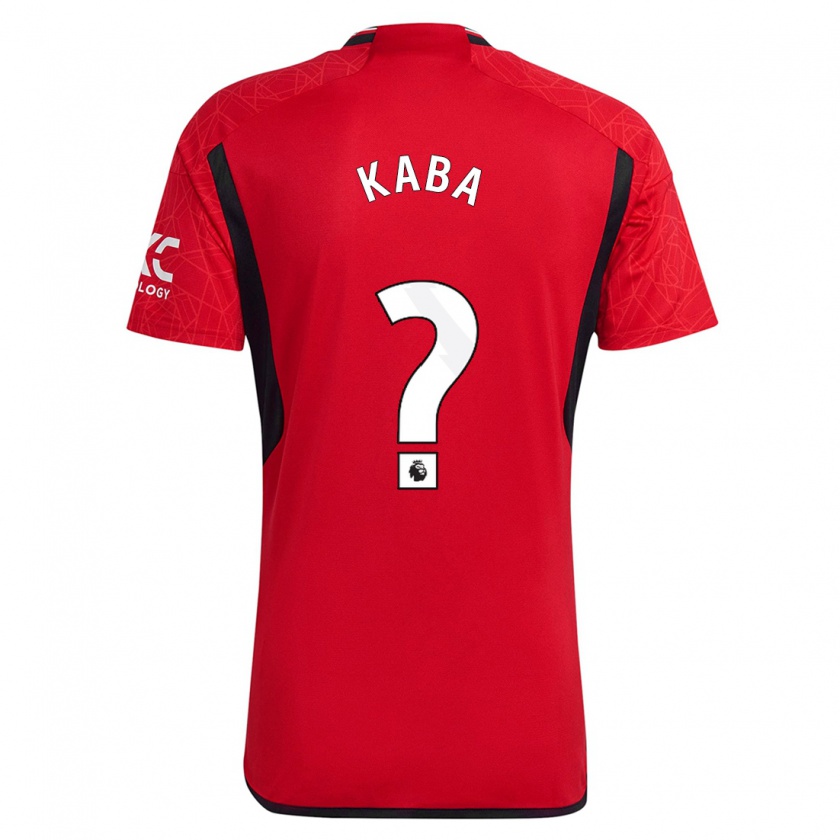 Kandiny Niño Camiseta Sekou Kaba #0 Rojo 1ª Equipación 2023/24 La Camisa