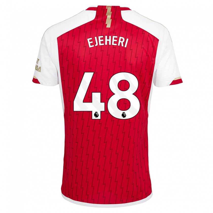 Kandiny Kinderen Ovie Ejeheri #48 Rood Thuisshirt Thuistenue 2023/24 T-Shirt België