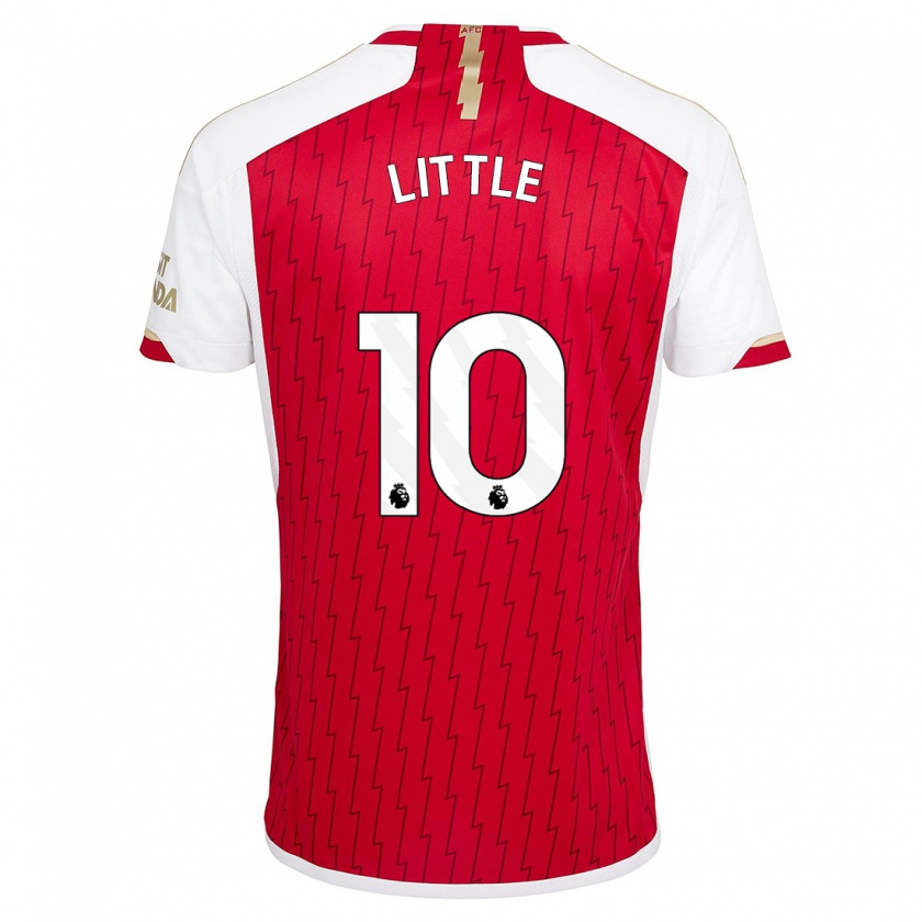 Kandiny Kinderen Kim Little #10 Rood Thuisshirt Thuistenue 2023/24 T-Shirt België