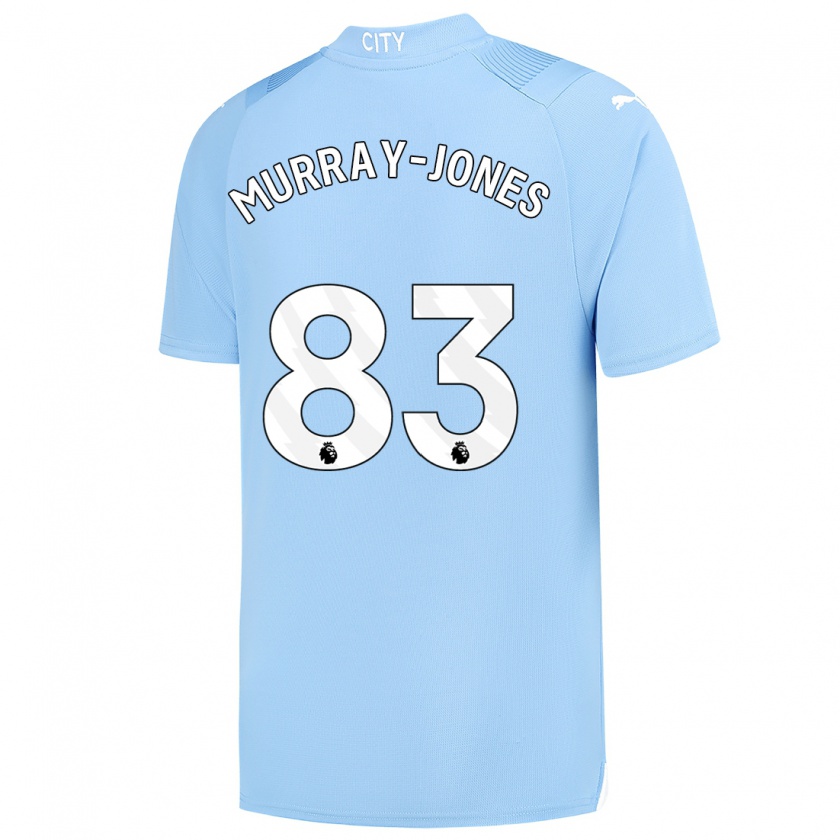 Kandiny Kinderen George Murray-Jones #83 Lichtblauw Thuisshirt Thuistenue 2023/24 T-Shirt België