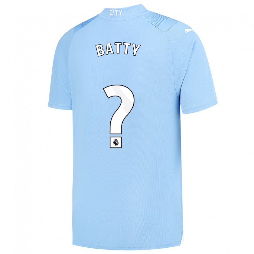 Kandiny Kinderen Daniel Batty #0 Lichtblauw Thuisshirt Thuistenue 2023/24 T-Shirt België