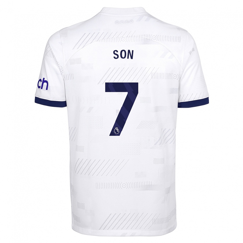 Kandiny Bambino Maglia Heung-Min Son #7 Bianco Kit Gara Home 2023/24 Maglietta