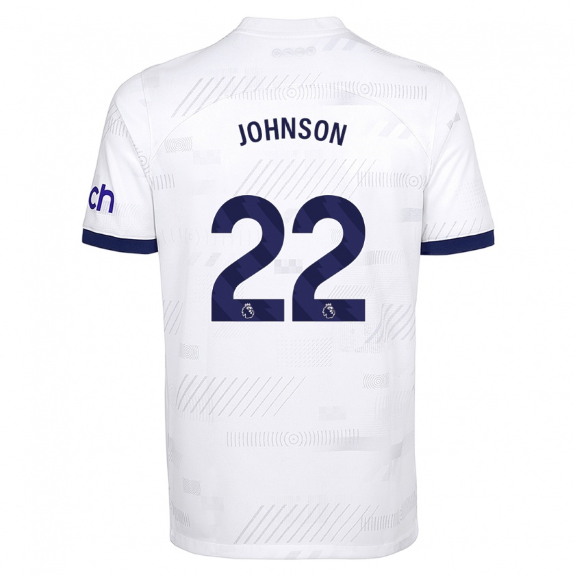 Kandiny Bambino Maglia Brennan Johnson #22 Bianco Kit Gara Home 2023/24 Maglietta