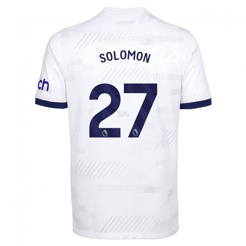 Kandiny Bambino Maglia Manor Solomon #27 Bianco Kit Gara Home 2023/24 Maglietta